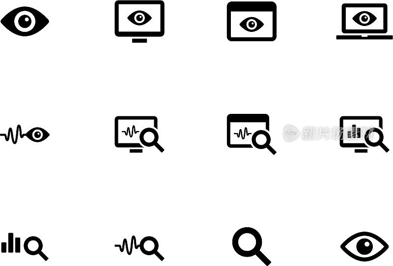 Monitoring icons